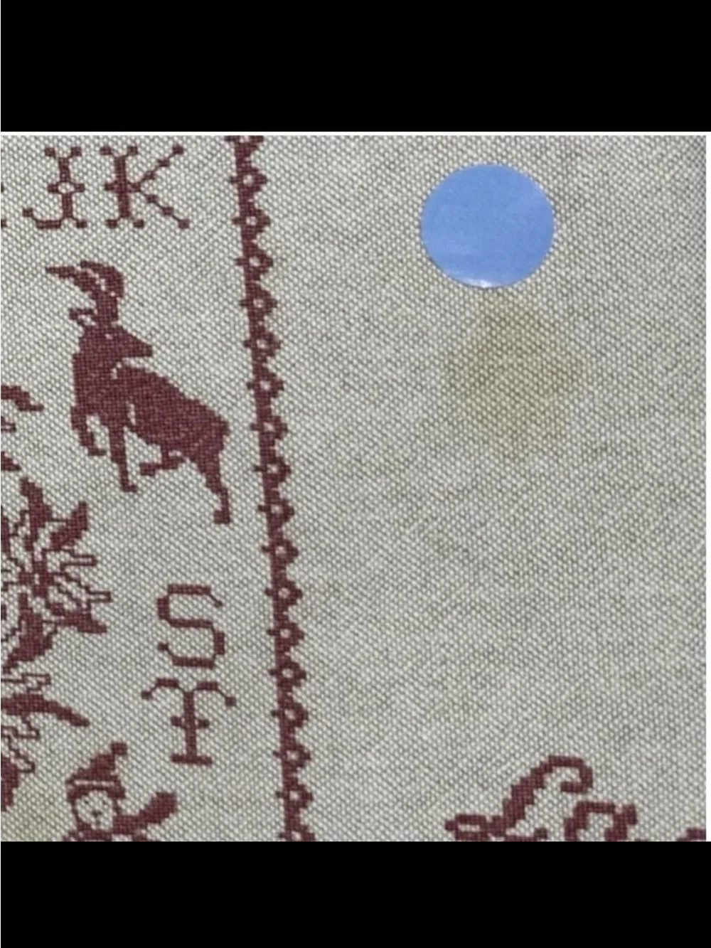 Vintage Linen Holiday Tablecloth Or Coverlet